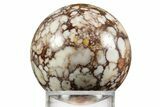 Polished Wild Horse Magnesite Sphere - Arizona #336540-1